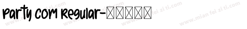 Party Com Regular字体转换